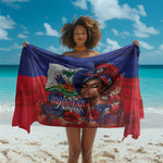 Haitian Princess Sarong Cultural Pride Floral Art