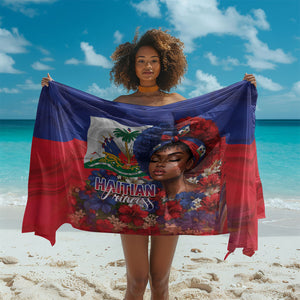 Haitian Princess Sarong Cultural Pride Floral Art