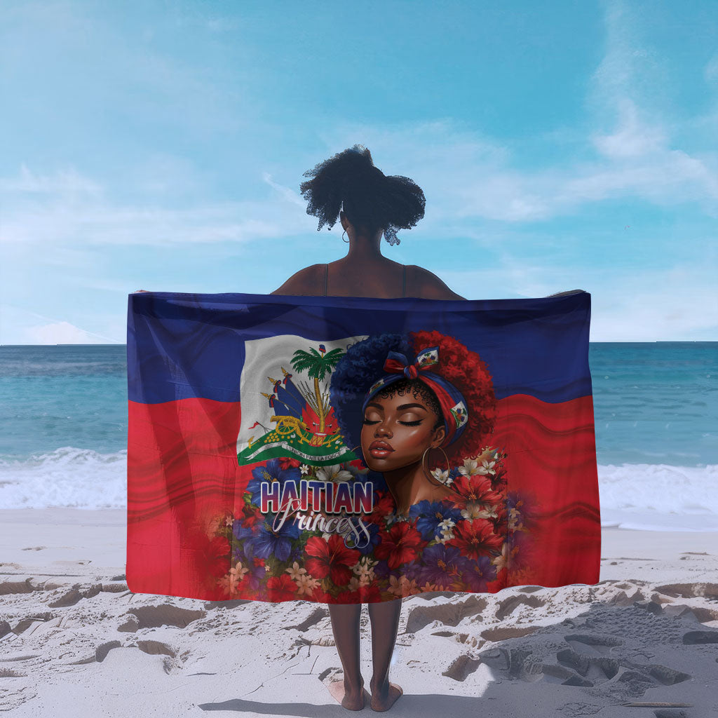 Haitian Princess Sarong Cultural Pride Floral Art