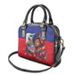 Haitian Princess Shoulder Handbag Cultural Pride Floral Art