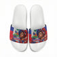 Haitian Princess Slide Sandals Cultural Pride Floral Art