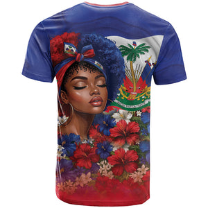 Haitian Princess T shirt Cultural Pride Floral Art