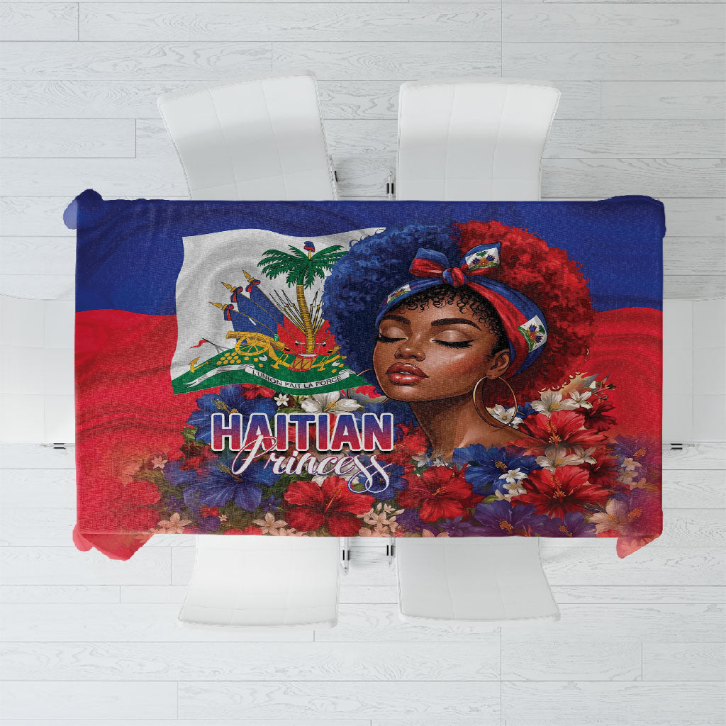 Haitian Princess Tablecloth Cultural Pride Floral Art