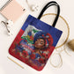 Haitian Princess Tote Bag Cultural Pride Floral Art
