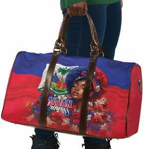 Haitian Princess Travel Bag Cultural Pride Floral Art