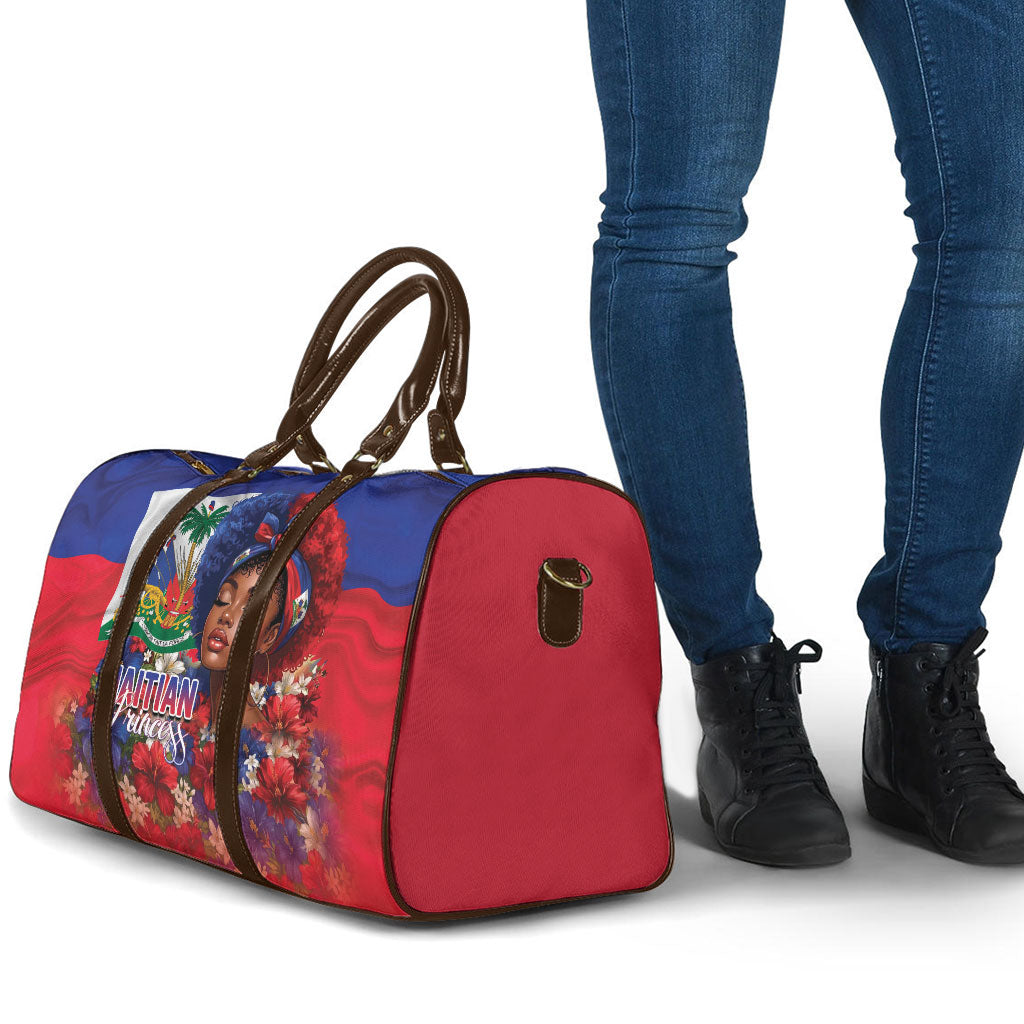 Haitian Princess Travel Bag Cultural Pride Floral Art
