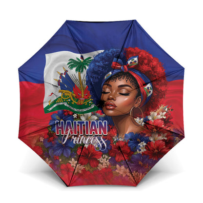 Haitian Princess Umbrella Cultural Pride Floral Art