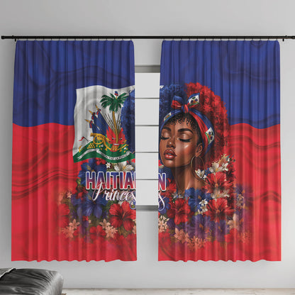 Haitian Princess Window Curtain Cultural Pride Floral Art