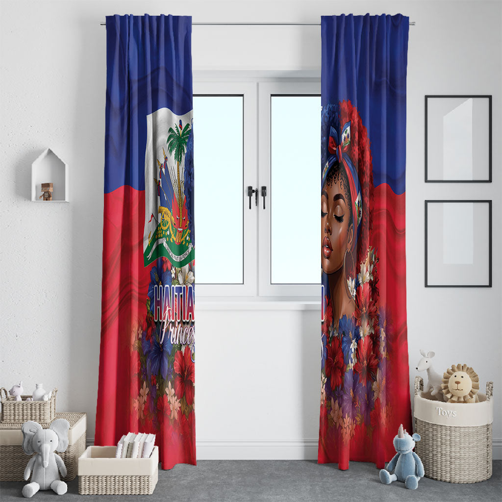 Haitian Princess Window Curtain Cultural Pride Floral Art