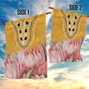 Africa Dashiki Garden Flag King Protea Floral Motif Patterns