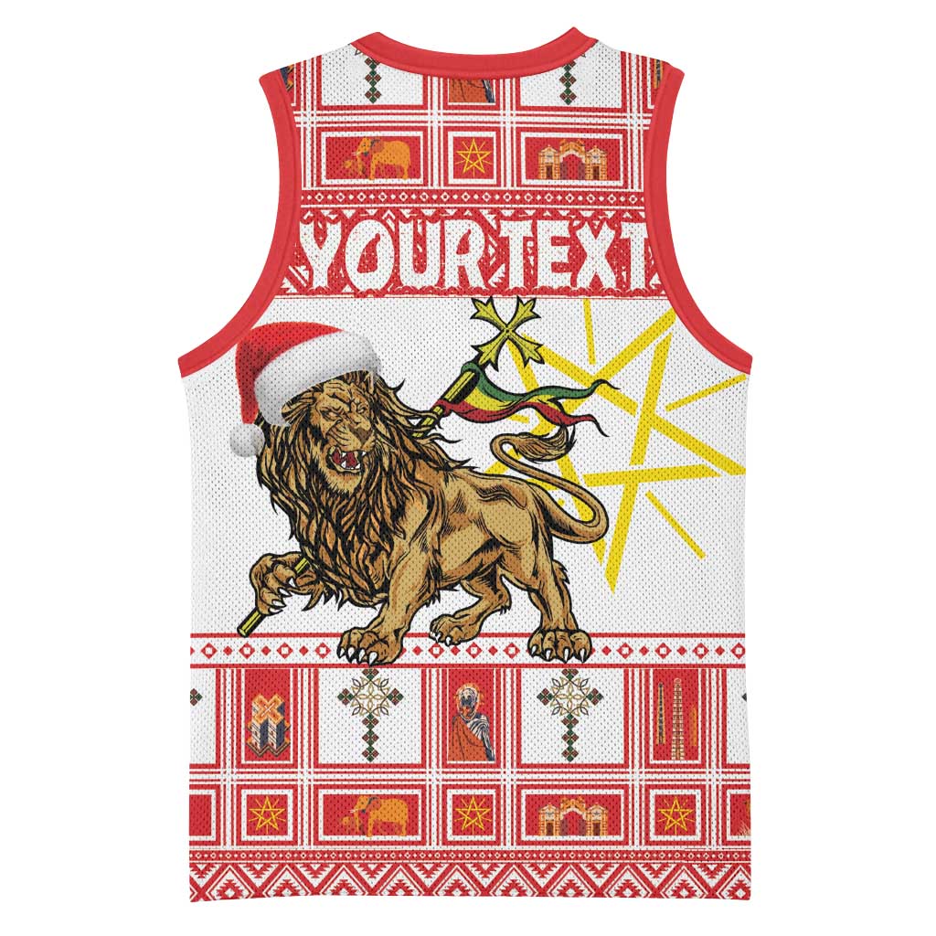 Personalized Ethiopia Melikam Gena Basketball Jersey Merry Christmas Lion of Judah LT18