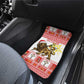 Personalized Ethiopia Melikam Gena Car Mats Merry Christmas Lion of Judah