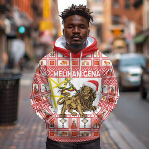 Personalized Ethiopia Melikam Gena Hoodie Merry Christmas Lion of Judah