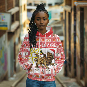 Personalized Ethiopia Melikam Gena Hoodie Merry Christmas Lion of Judah