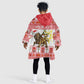 Personalized Ethiopia Melikam Gena Kid Wearable Blanket Hoodie Merry Christmas Lion of Judah