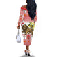 Personalized Ethiopia Melikam Gena Off The Shoulder Long Sleeve Dress Merry Christmas Lion of Judah