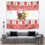 Personalized Ethiopia Melikam Gena Tapestry Merry Christmas Lion of Judah