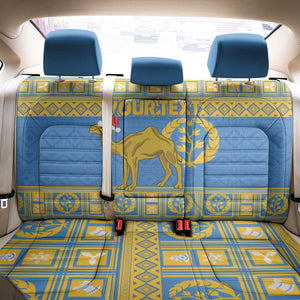 Personalized Eritrea Emblem Back Car Seat Cover Ruhus Beal Lidet - Kente Pattern