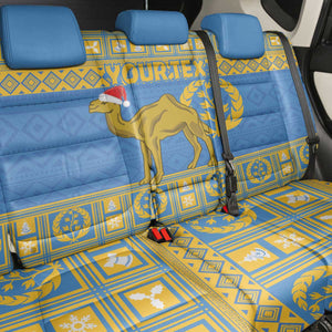 Personalized Eritrea Emblem Back Car Seat Cover Ruhus Beal Lidet - Kente Pattern