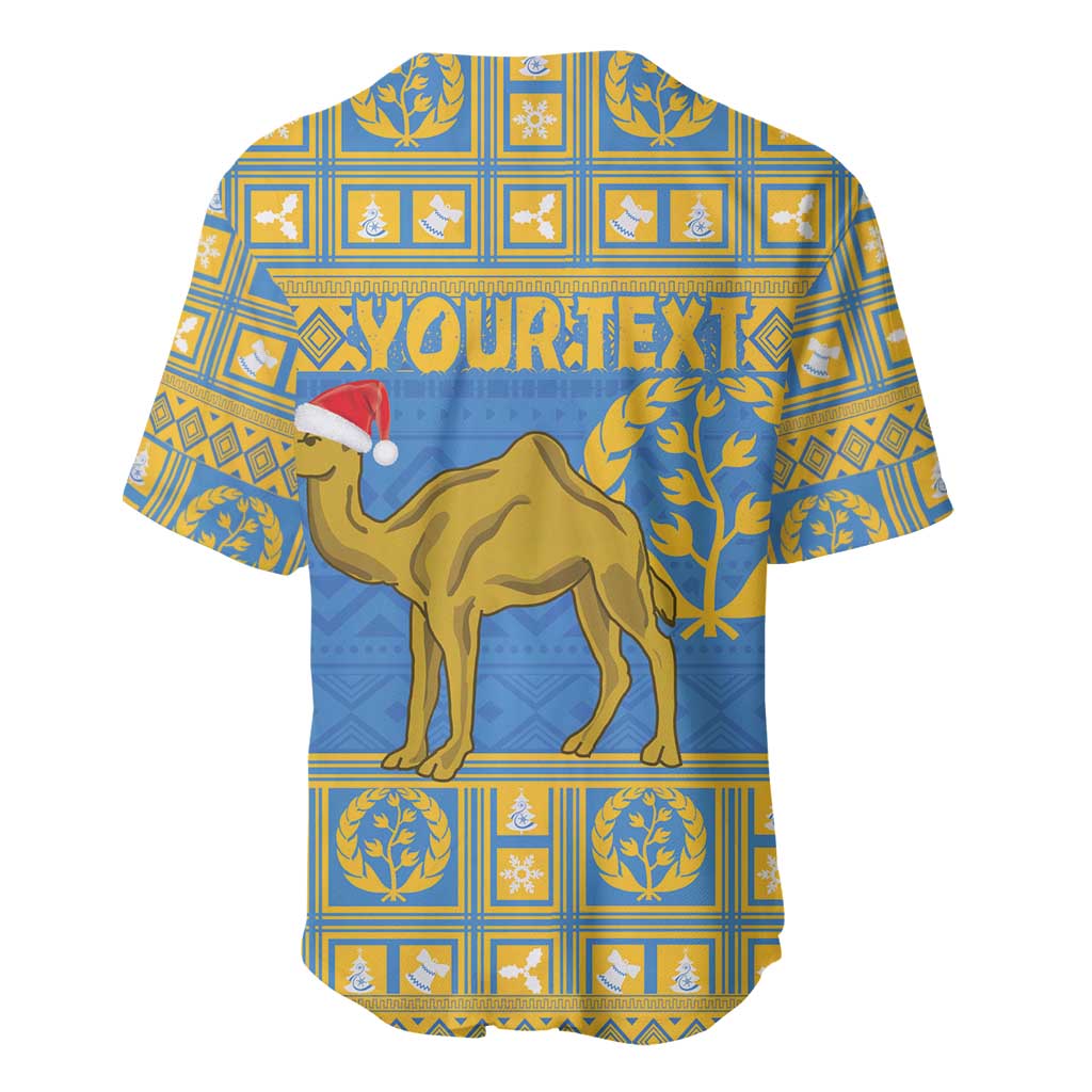 Personalized Eritrea Emblem Baseball Jersey Ruhus Beal Lidet - Kente Pattern