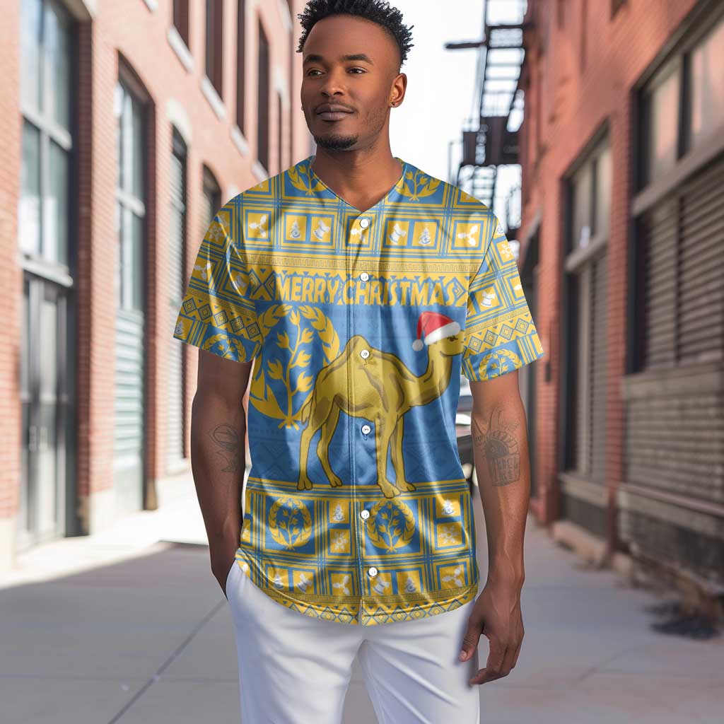 Personalized Eritrea Emblem Baseball Jersey Ruhus Beal Lidet - Kente Pattern