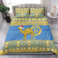 Personalized Eritrea Emblem Bedding Set Ruhus Beal Lidet - Kente Pattern
