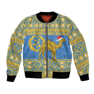 Personalized Eritrea Emblem Bomber Jacket Ruhus Beal Lidet - Kente Pattern