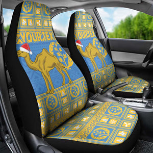 Personalized Eritrea Emblem Car Seat Cover Ruhus Beal Lidet - Kente Pattern