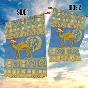 Personalized Eritrea Emblem Garden Flag Ruhus Beal Lidet - Kente Pattern