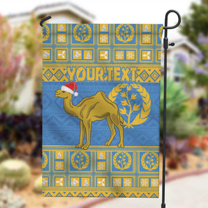 Personalized Eritrea Emblem Garden Flag Ruhus Beal Lidet - Kente Pattern