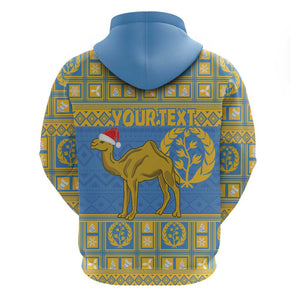 Personalized Eritrea Emblem Hoodie Ruhus Beal Lidet - Kente Pattern