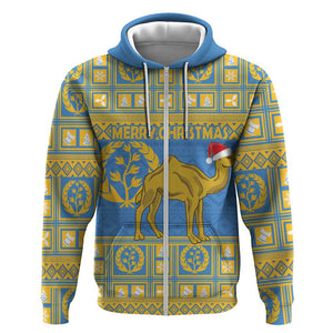 Personalized Eritrea Emblem Hoodie Ruhus Beal Lidet - Kente Pattern