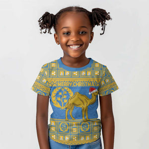 Personalized Eritrea Emblem Kid T shirt Ruhus Beal Lidet - Kente Pattern