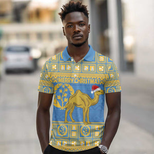 Personalized Eritrea Emblem Polo Shirt Ruhus Beal Lidet - Kente Pattern