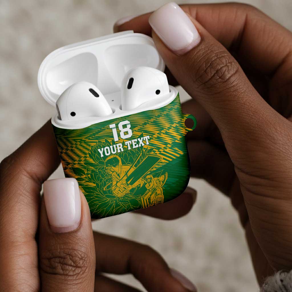 Cricket South Africa Custom AirPods Case Green Version Proteas