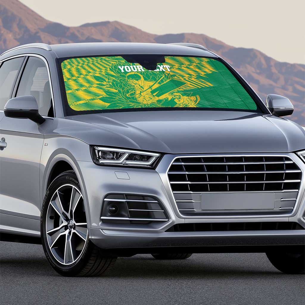 Cricket South Africa Custom Auto Sun Shade Green Version Proteas