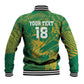 Cricket South Africa Custom Baseball Jacket Green Version Proteas - African Pride