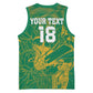 Cricket South Africa Custom Basketball Jersey Green Version Proteas LT18
