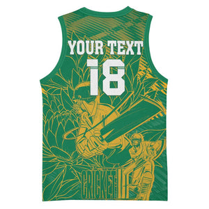 Cricket South Africa Custom Basketball Jersey Green Version Proteas LT18