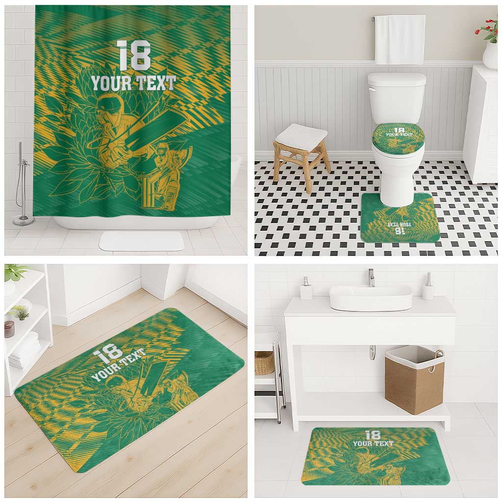 Cricket South Africa Custom Bathroom Set Green Version Proteas