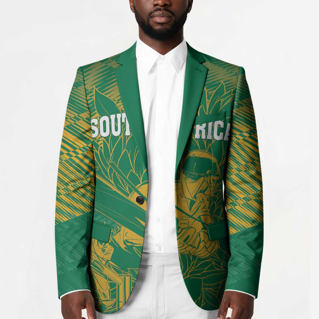 Cricket South Africa Custom Blazer Green Version Proteas