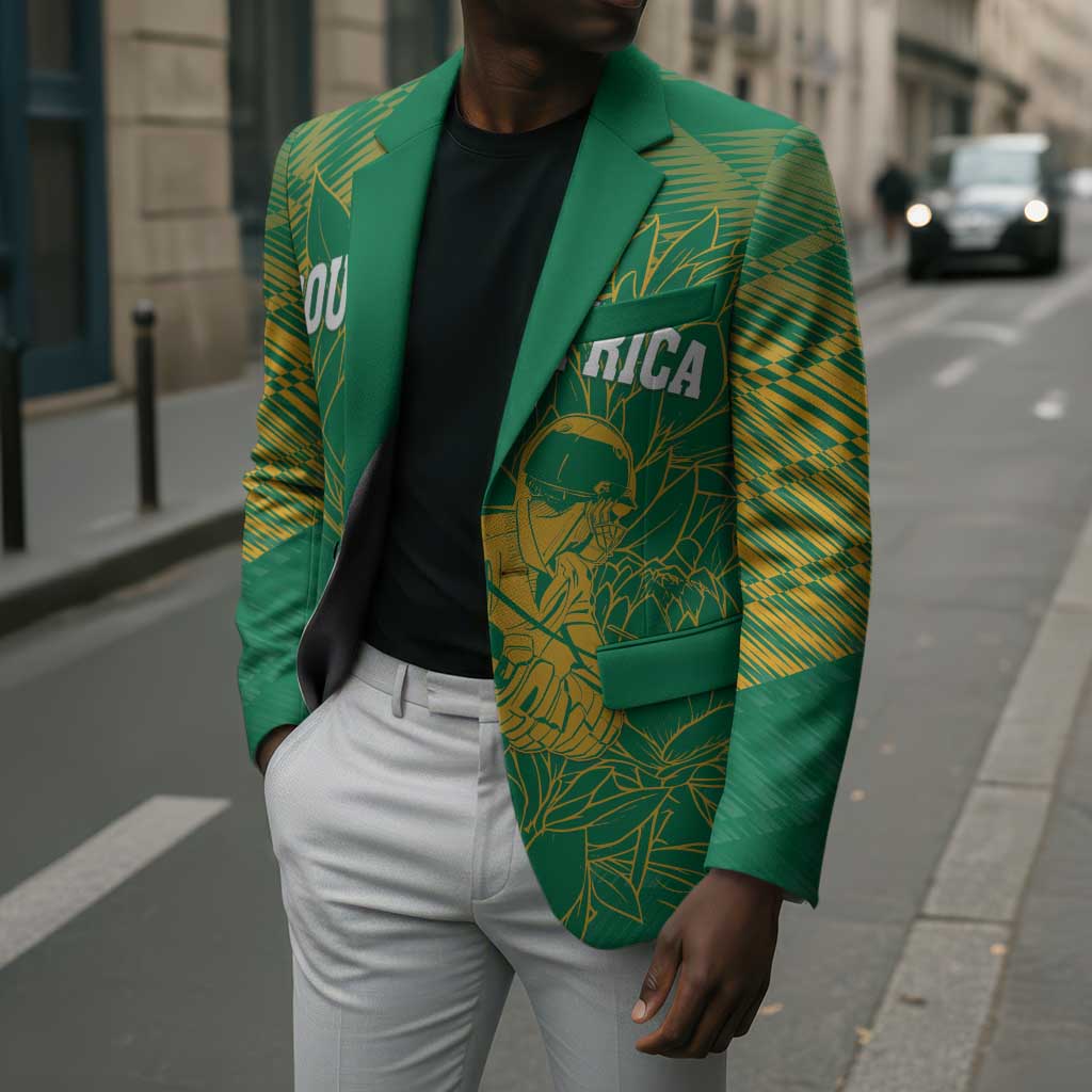 Cricket South Africa Custom Blazer Green Version Proteas