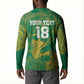 Cricket South Africa Custom Button Sweatshirt Green Version Proteas