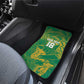 Cricket South Africa Custom Car Mats Green Version Proteas - African Pride