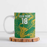 Cricket South Africa Custom Ceramic Mug Green Version Proteas