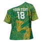Cricket South Africa Custom Cross Shoulder Shirt Green Version Proteas