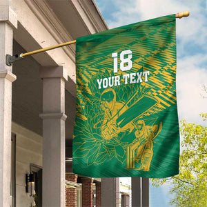 Cricket South Africa Custom Garden Flag Green Version Proteas - African Pride