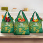 Cricket South Africa Custom Grocery Bag Green Version Proteas - African Pride