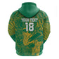 Cricket South Africa Custom Hoodie Green Version Proteas - African Pride