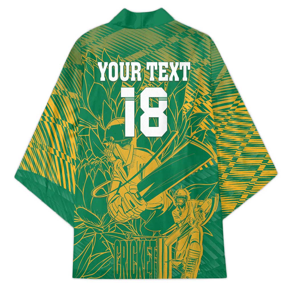 Cricket South Africa Custom Kimono Green Version Proteas